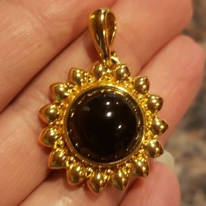 Nolan Miller Vintage Necklace Pendant black